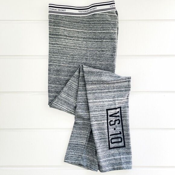 Victoria’s Secret Intimates Grey Thermal Sleep Legging Pants Size Large - Picture 3 of 9